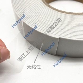 Hollyseal®Medium Density Closed Cell 1.6mm Thick PVC Foam Tape for Water Tanks Sealing