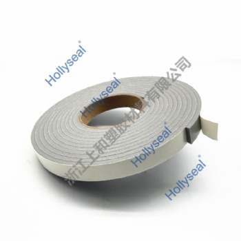 Hollyseal®Single Sided Quick Recovery Grey PVC Foam Sealing Tape for Window and Door