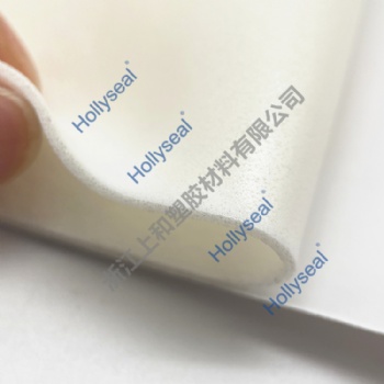 1mm厚纯白自吸附带纸玻璃垫片用PVC泡棉