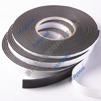 Hollyseal® PVC Soft Black Single Side Sealing Strip For Door And Window