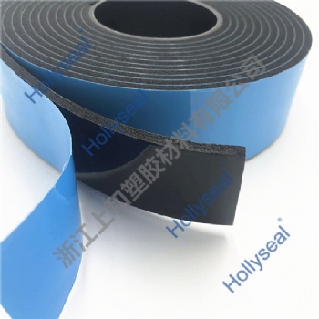 Hollyseal® Closed-cell Black PVC Foam Glazing Tape